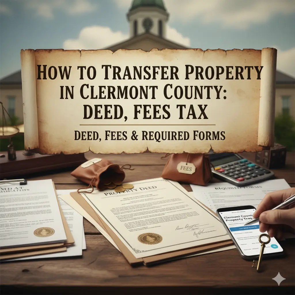 How to Transfer Property in Clermont County: Deed, Fees & Required Forms