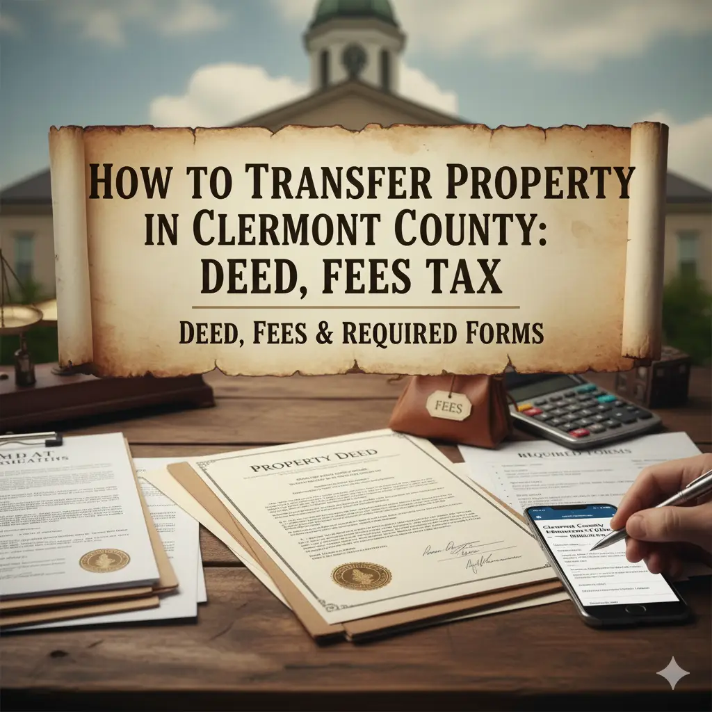 How to Transfer Property in Clermont County: Deed, Fees & Required Forms